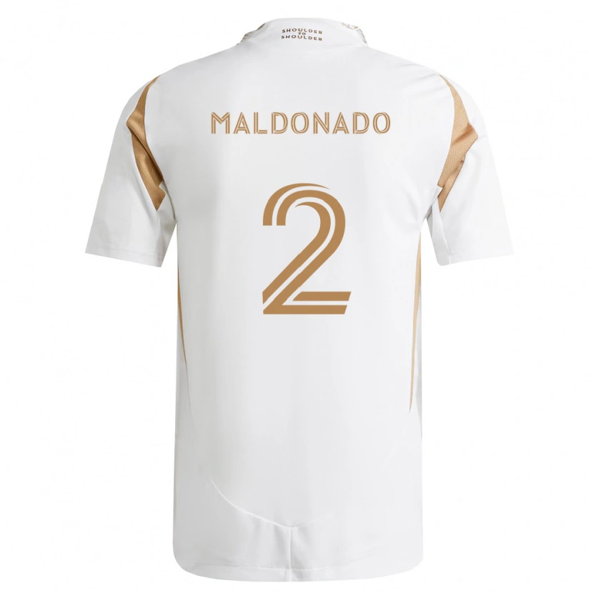 Danxen Herren Denil Maldonado #2 Weiß Braun Auswärtstrikot Trikot 2026/27 T-Shirt Schweiz