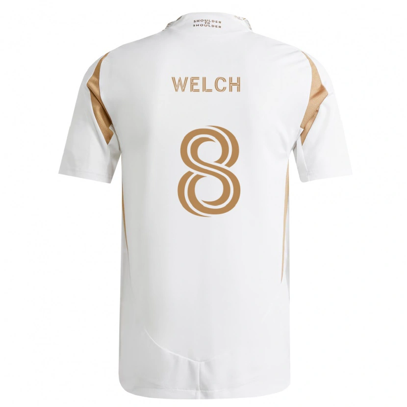 Danxen Herren Levi Welch #8 Weiß Braun Auswärtstrikot Trikot 2026/27 T-Shirt Schweiz