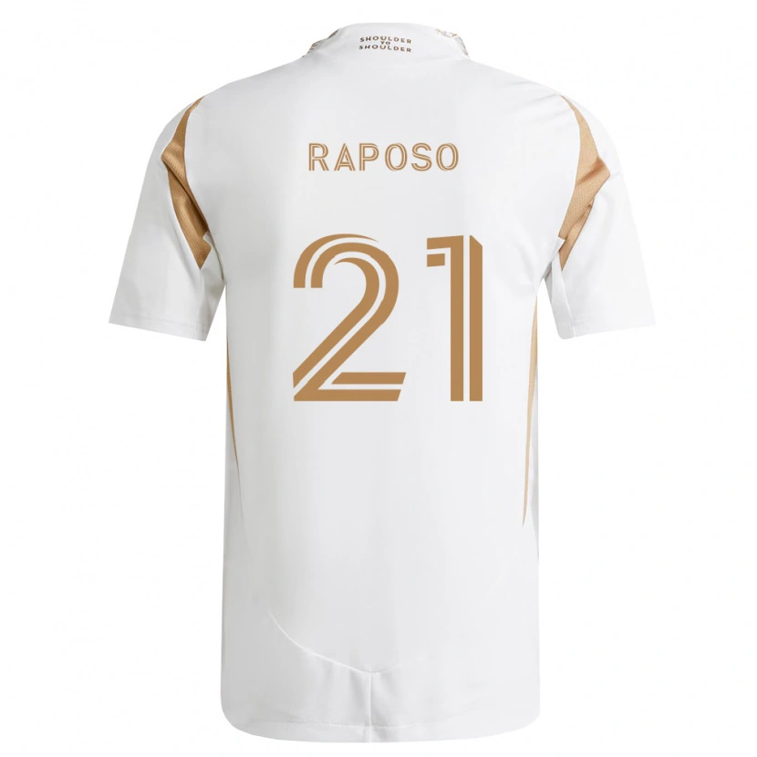 Danxen Herren Ryan Raposo #21 Weiß Braun Auswärtstrikot Trikot 2026/27 T-Shirt Schweiz