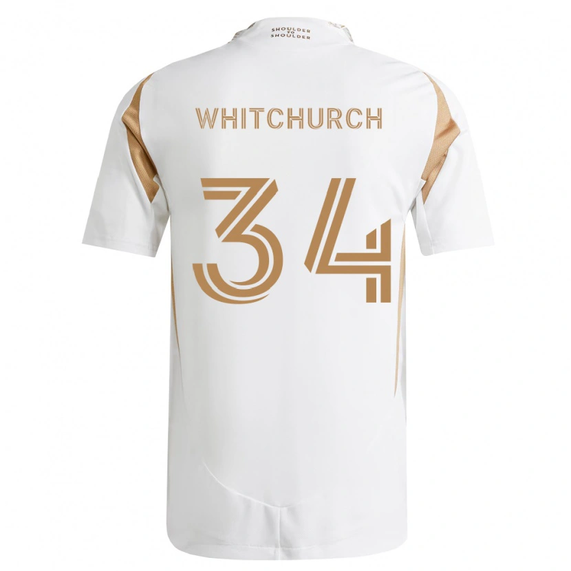 Danxen Herren Giuliano Whitchurch #34 Weiß Braun Auswärtstrikot Trikot 2026/27 T-Shirt Schweiz