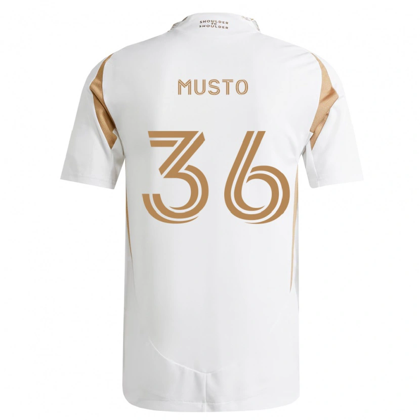 Danxen Herren Tommy Musto #36 Weiß Braun Auswärtstrikot Trikot 2026/27 T-Shirt Schweiz