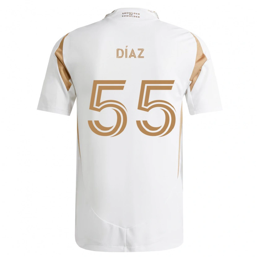Danxen Herren Érick Díaz #55 Weiß Braun Auswärtstrikot Trikot 2026/27 T-Shirt Schweiz