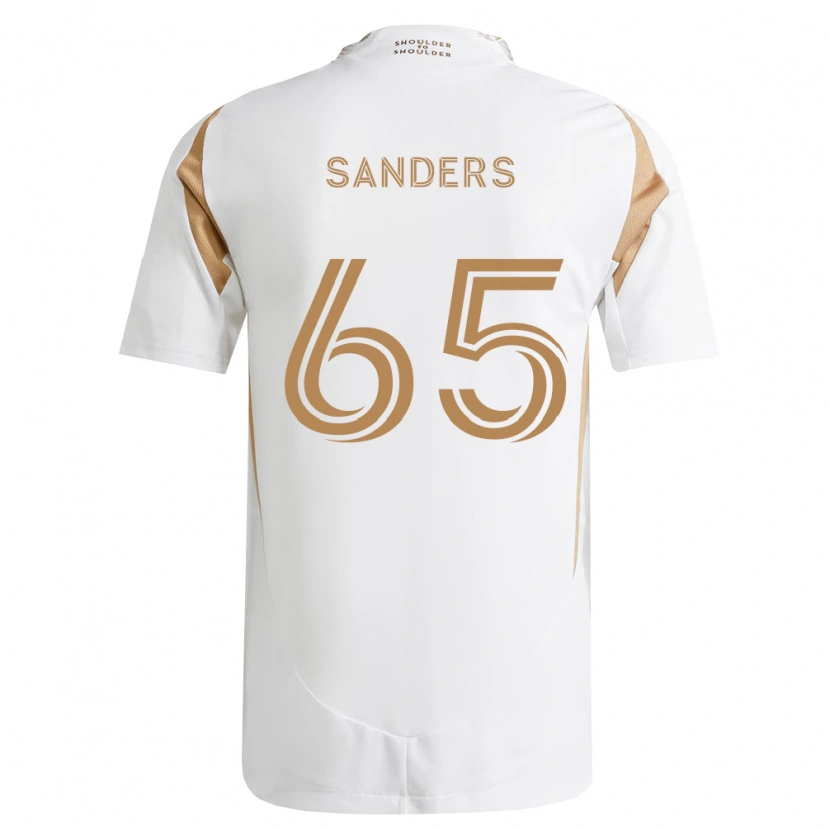 Danxen Herren Adrian Sanders #65 Weiß Braun Auswärtstrikot Trikot 2026/27 T-Shirt Schweiz