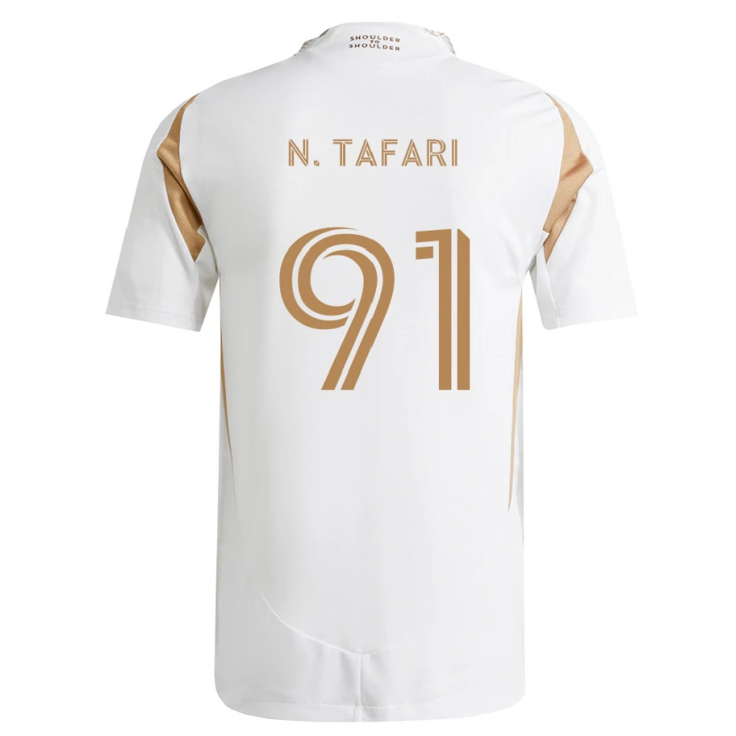 Danxen Herren Nkosi Tafari #91 Weiß Braun Auswärtstrikot Trikot 2026/27 T-Shirt Schweiz