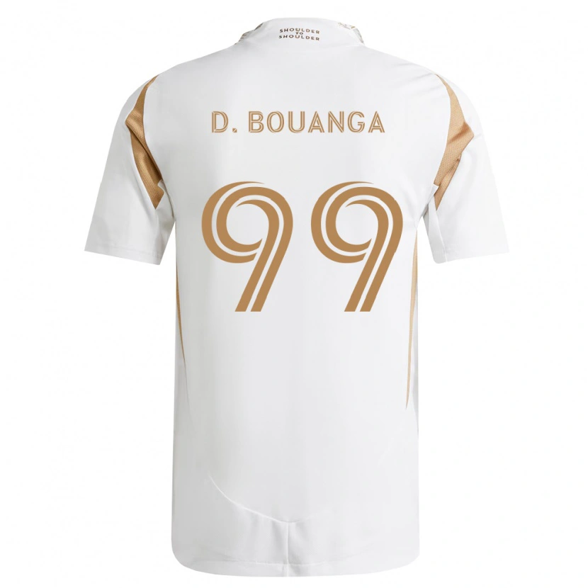 Danxen Herren Denis Bouanga #99 Weiß Braun Auswärtstrikot Trikot 2026/27 T-Shirt Schweiz