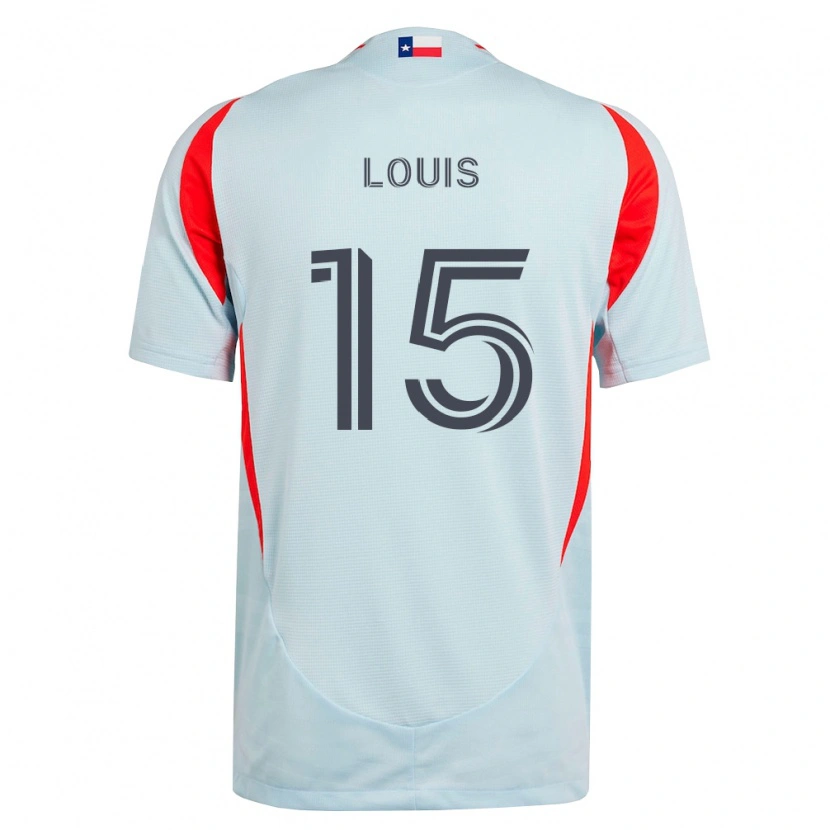 Danxen Herren Ricky Louis #15 Dunkelgrau Weiß Rot Auswärtstrikot Trikot 2026/27 T-Shirt Schweiz