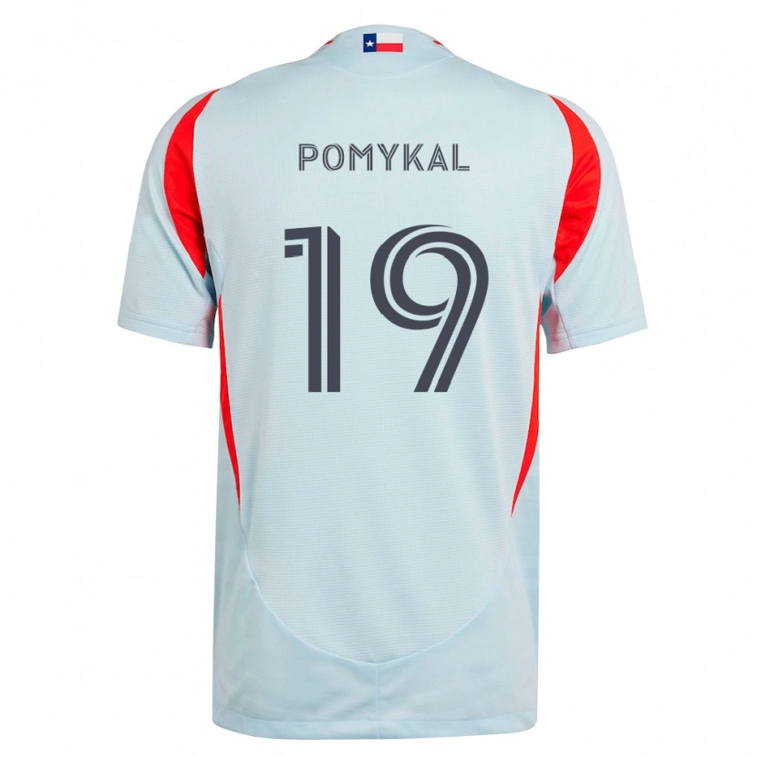 Danxen Herren Paxton Pomykal #19 Dunkelgrau Weiß Rot Auswärtstrikot Trikot 2026/27 T-Shirt Schweiz