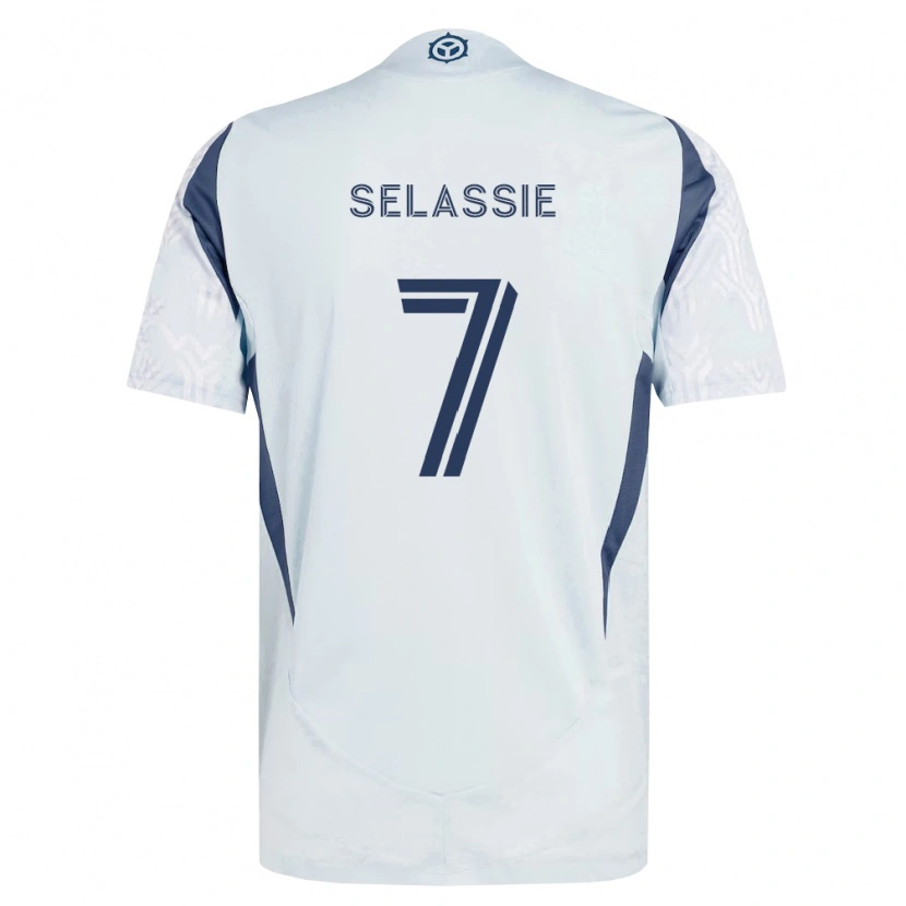 Danxen Herren Maren Haile-Selassie #7 Blau Grau Weiß Auswärtstrikot Trikot 2026/27 T-Shirt Schweiz