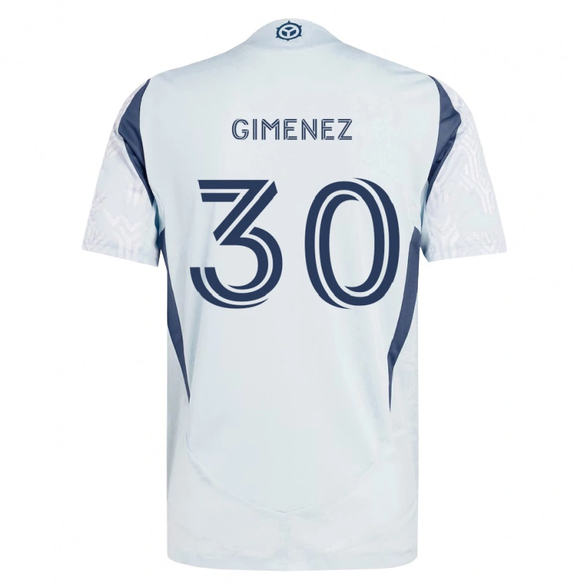Danxen Herren Gastón Giménez #30 Blau Grau Weiß Auswärtstrikot Trikot 2026/27 T-Shirt Schweiz