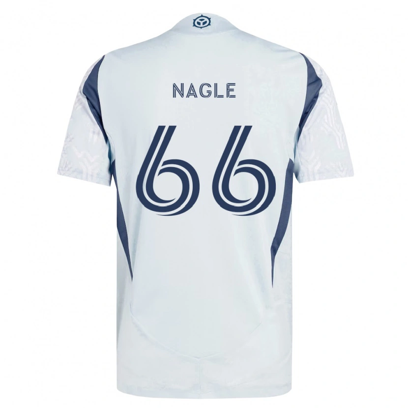 Danxen Herren Chase Nagle #66 Blau Grau Weiß Auswärtstrikot Trikot 2026/27 T-Shirt Schweiz