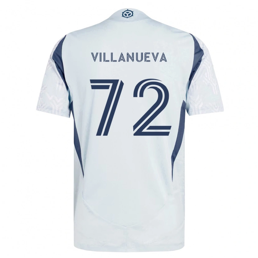 Danxen Herren Damyan Villanueva #72 Blau Grau Weiß Auswärtstrikot Trikot 2026/27 T-Shirt Schweiz