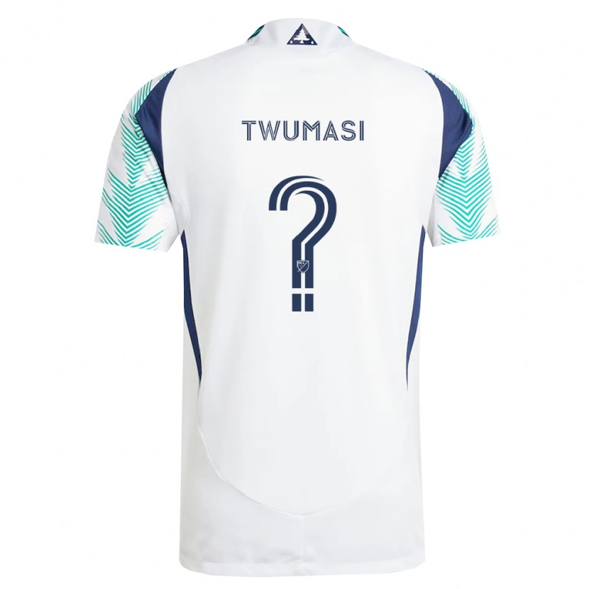 Danxen Herren Isaac Twumasi #0 Weiß Marineblau Hellgrün Auswärtstrikot Trikot 2026/27 T-Shirt Schweiz
