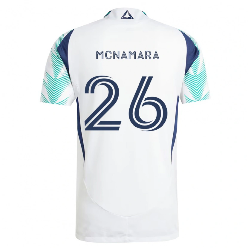 Danxen Herren Tommy Mcnamara #26 Weiß Marineblau Hellgrün Auswärtstrikot Trikot 2026/27 T-Shirt Schweiz