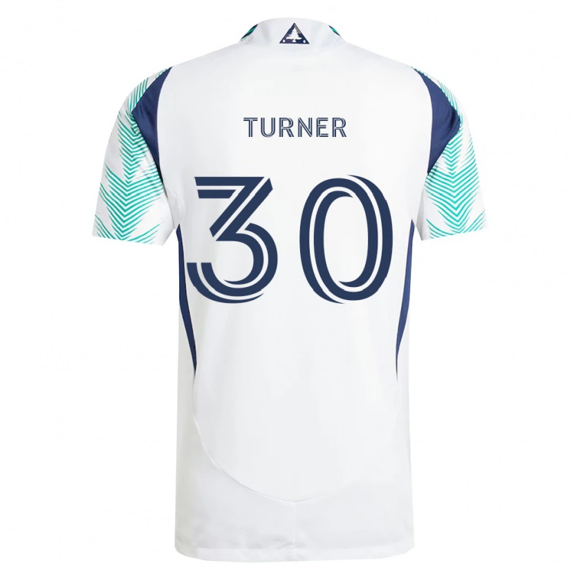Danxen Herren Matt Turner #30 Weiß Marineblau Hellgrün Auswärtstrikot Trikot 2026/27 T-Shirt Schweiz