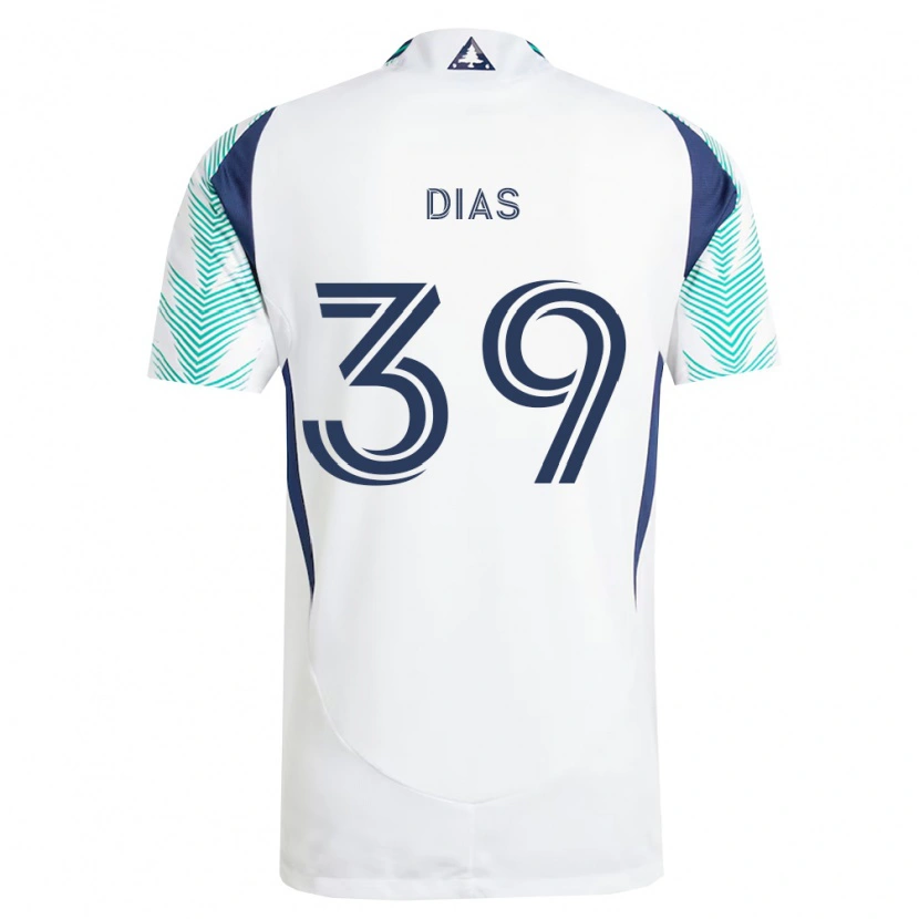 Danxen Herren Marcos Dias #39 Weiß Marineblau Hellgrün Auswärtstrikot Trikot 2026/27 T-Shirt Schweiz