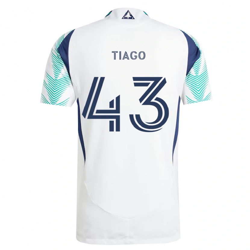 Danxen Herren Santiago Suárez #43 Weiß Marineblau Hellgrün Auswärtstrikot Trikot 2026/27 T-Shirt Schweiz