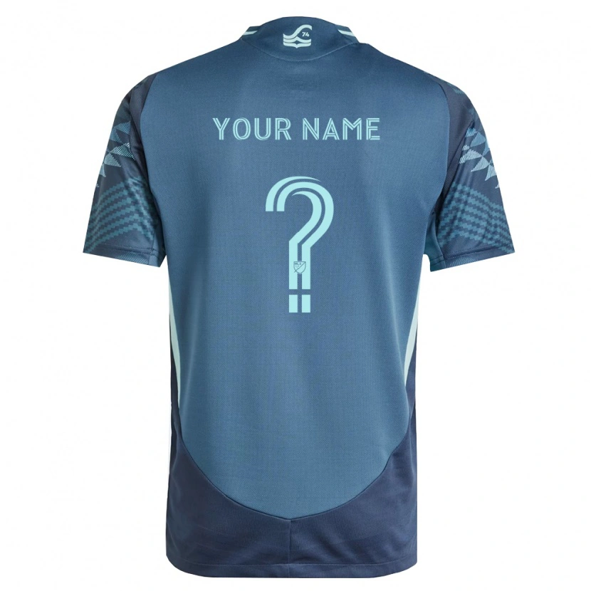 Danxen Herren Ihren Namen #0 Marineblau Grün Auswärtstrikot Trikot 2026/27 T-Shirt Schweiz