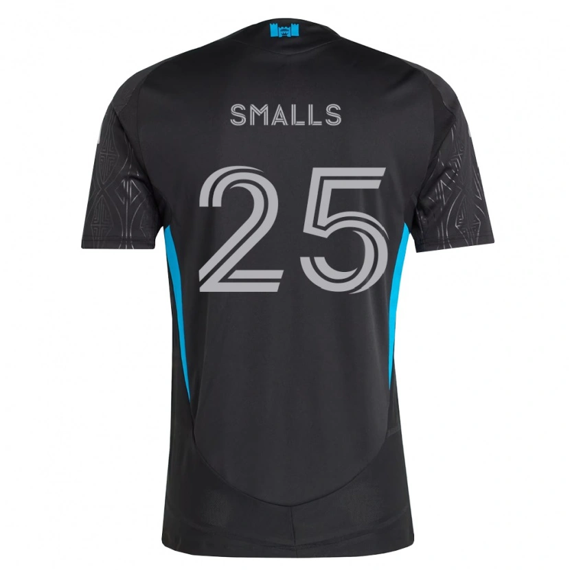 Danxen Herren Tyger Smalls #25 Schwarz Weiß Himmelblau Auswärtstrikot Trikot 2026/27 T-Shirt Schweiz