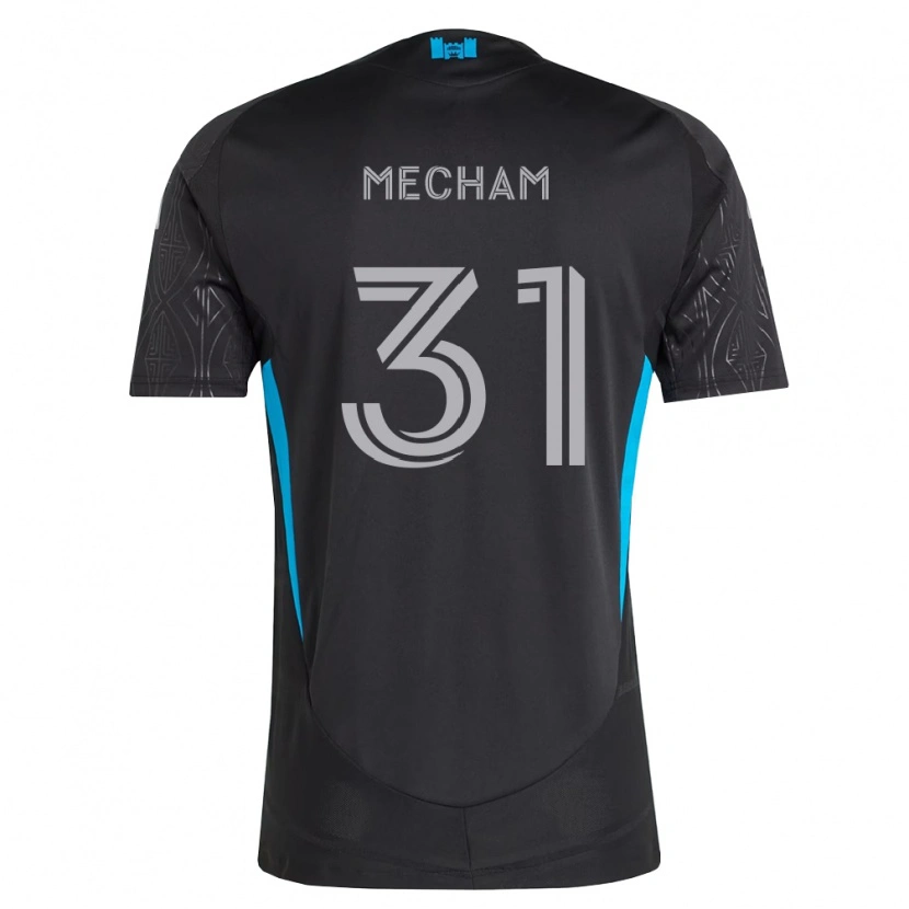 Danxen Herren Jake Mecham #31 Schwarz Weiß Himmelblau Auswärtstrikot Trikot 2026/27 T-Shirt Schweiz