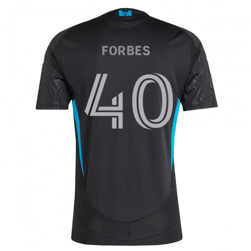 Danxen Herren Jahlane Forbes #40 Schwarz Weiß Himmelblau Auswärtstrikot Trikot 2026/27 T-Shirt Schweiz