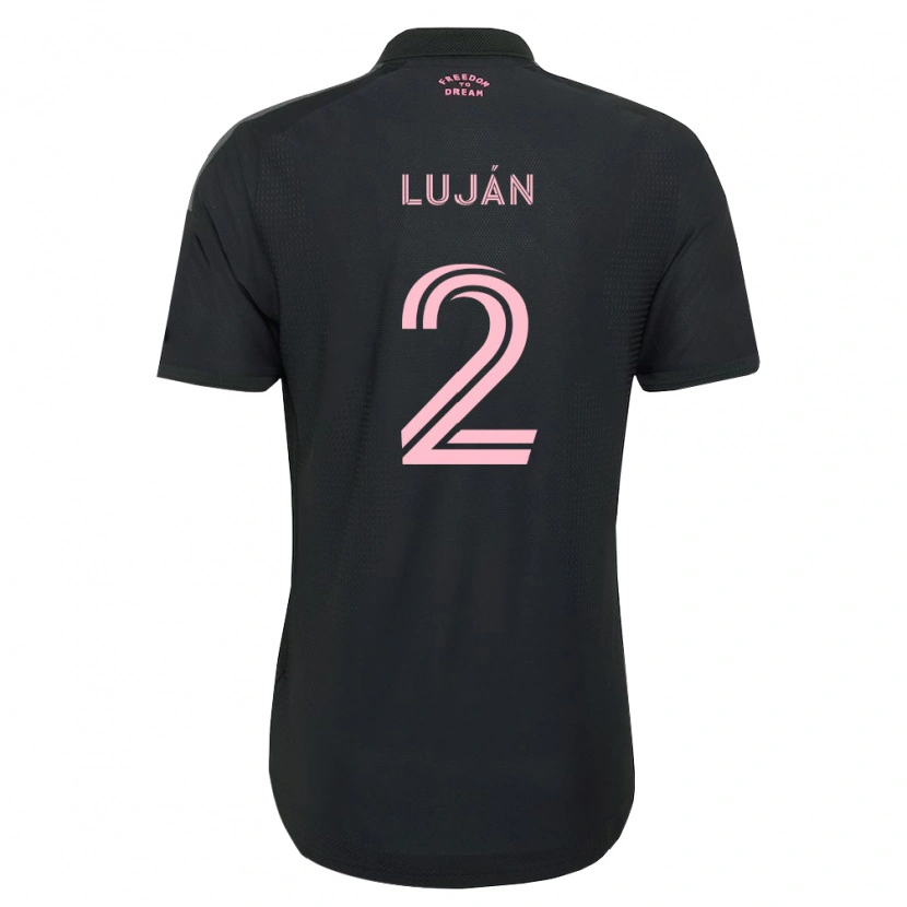 Danxen Herren Gonzalo Luján #2 Pink Schwarz Weiß Auswärtstrikot Trikot 2026/27 T-Shirt Schweiz