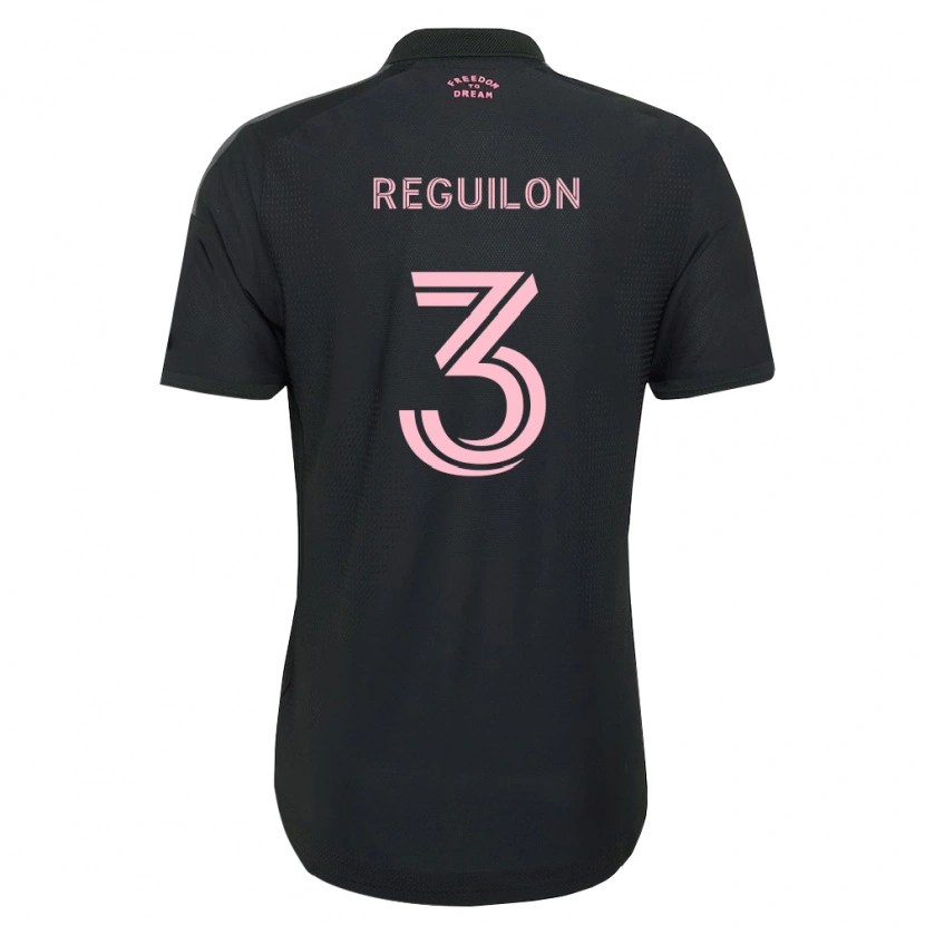 Danxen Herren Sergio Reguilón #3 Pink Schwarz Weiß Auswärtstrikot Trikot 2026/27 T-Shirt Schweiz
