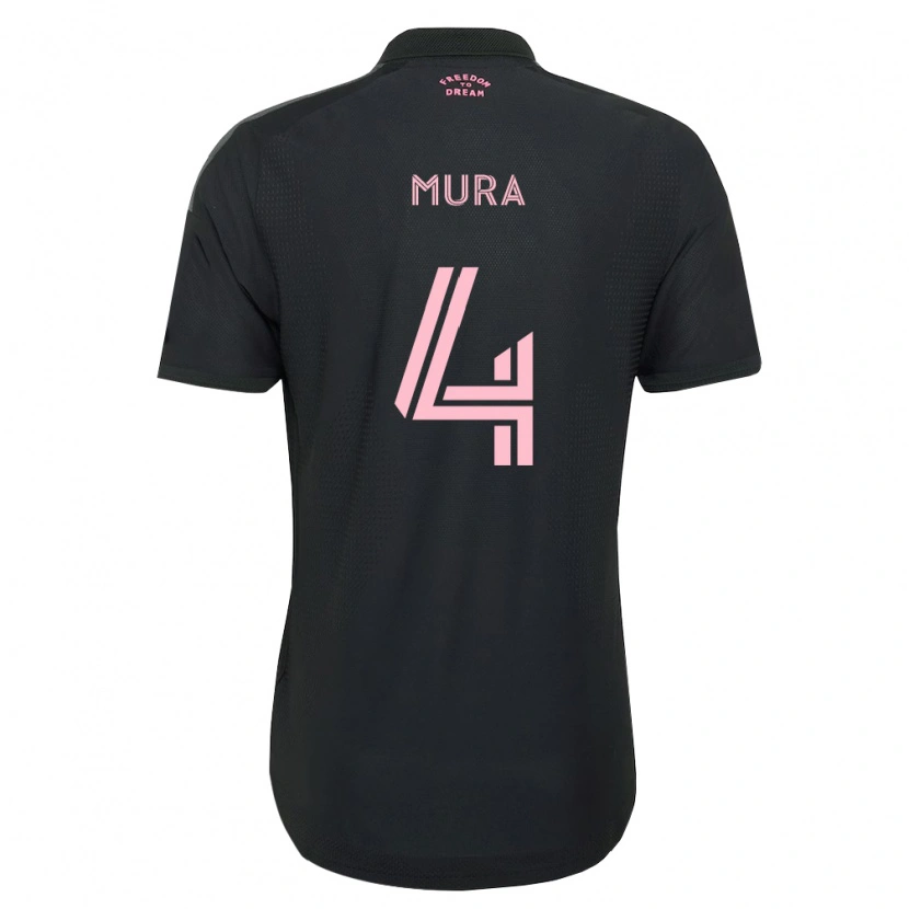 Danxen Herren Facundo Mura #4 Pink Schwarz Weiß Auswärtstrikot Trikot 2026/27 T-Shirt Schweiz