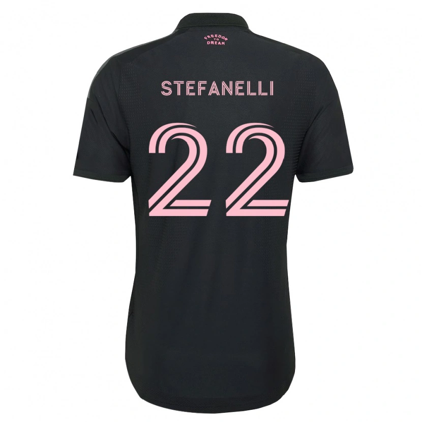 Danxen Herren Nicolás Stefanelli #22 Pink Schwarz Weiß Auswärtstrikot Trikot 2026/27 T-Shirt Schweiz