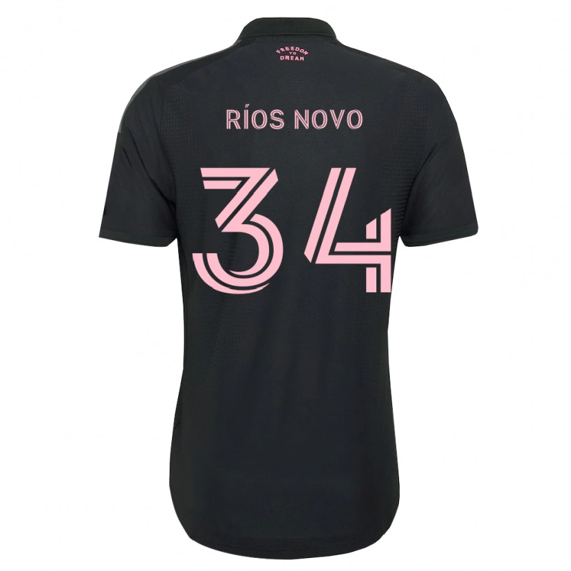 Danxen Herren Rocco Ríos Novo #34 Pink Schwarz Weiß Auswärtstrikot Trikot 2026/27 T-Shirt Schweiz