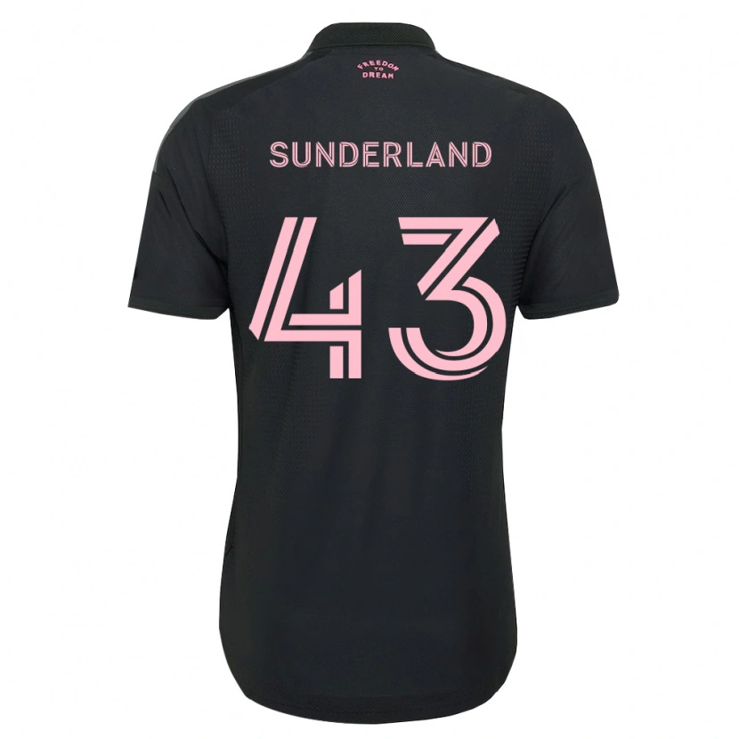 Danxen Herren Lawson Sunderland #43 Pink Schwarz Weiß Auswärtstrikot Trikot 2026/27 T-Shirt Schweiz