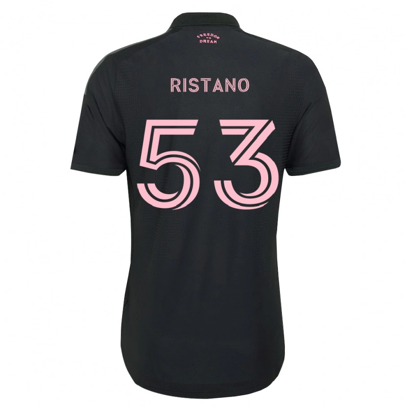 Danxen Herren Alejo Ristano #53 Pink Schwarz Weiß Auswärtstrikot Trikot 2026/27 T-Shirt Schweiz
