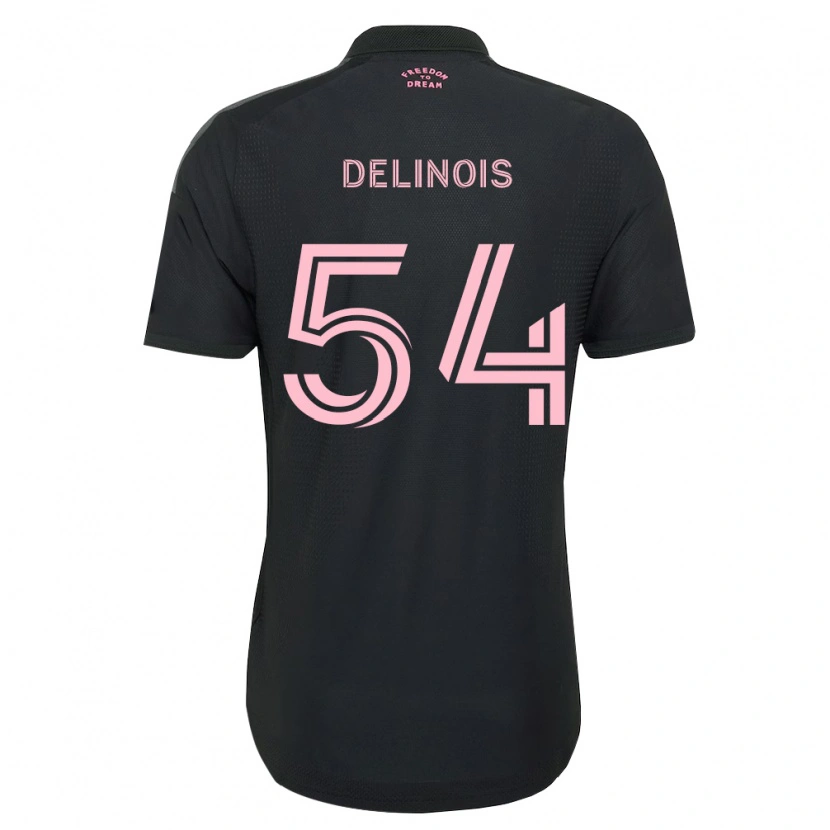 Danxen Herren Lovend's Delinois #54 Pink Schwarz Weiß Auswärtstrikot Trikot 2026/27 T-Shirt Schweiz