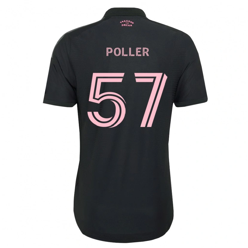 Danxen Herren Sebastian Poller #57 Pink Schwarz Weiß Auswärtstrikot Trikot 2026/27 T-Shirt Schweiz