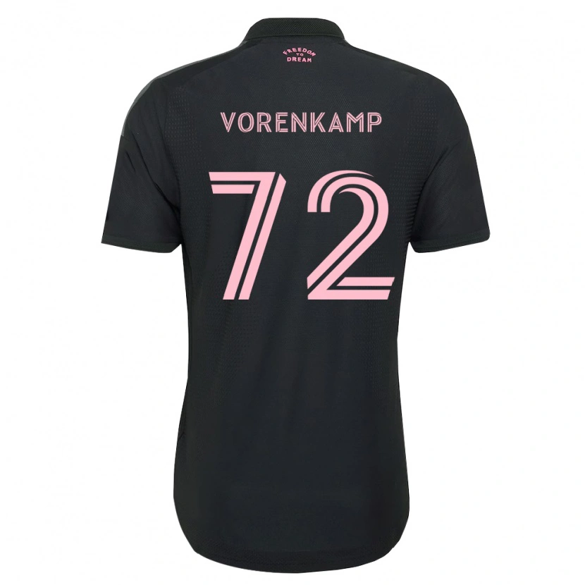 Danxen Herren Theo Vorenkamp #72 Pink Schwarz Weiß Auswärtstrikot Trikot 2026/27 T-Shirt Schweiz