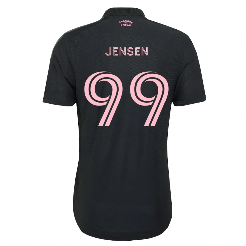 Danxen Herren Cole Jensen #99 Pink Schwarz Weiß Auswärtstrikot Trikot 2026/27 T-Shirt Schweiz