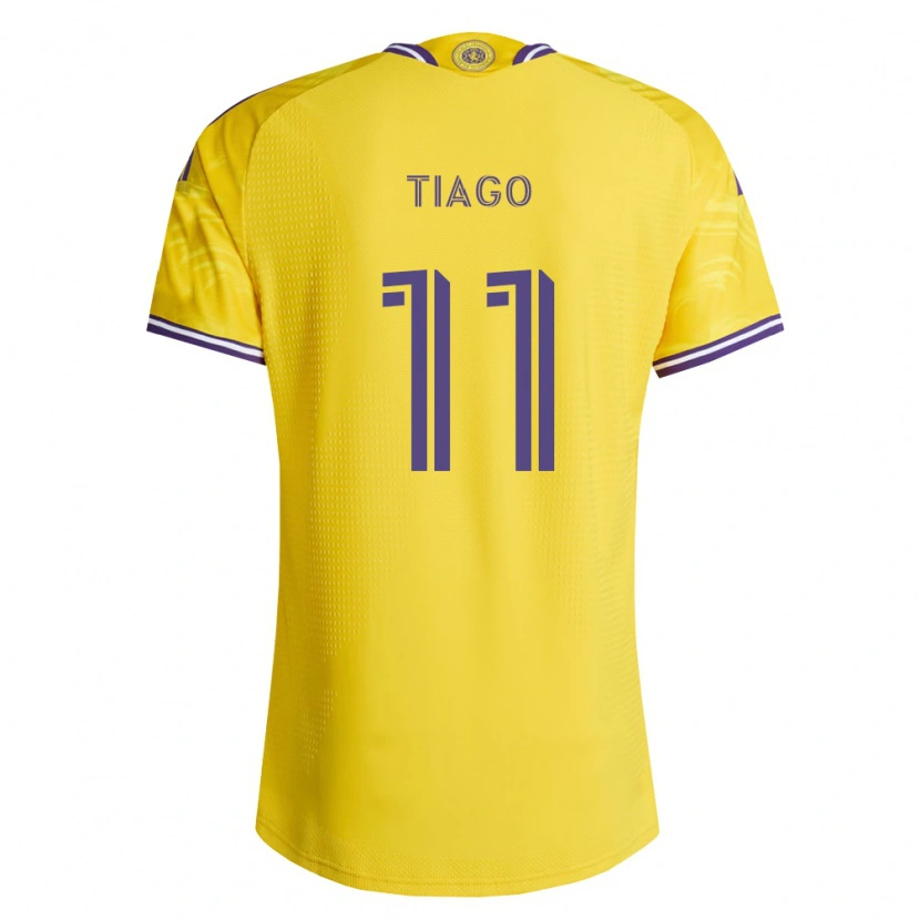 Danxen Herren Tiago Souza De Jesus Carvalho #11 Gelb Violett Auswärtstrikot Trikot 2026/27 T-Shirt Schweiz
