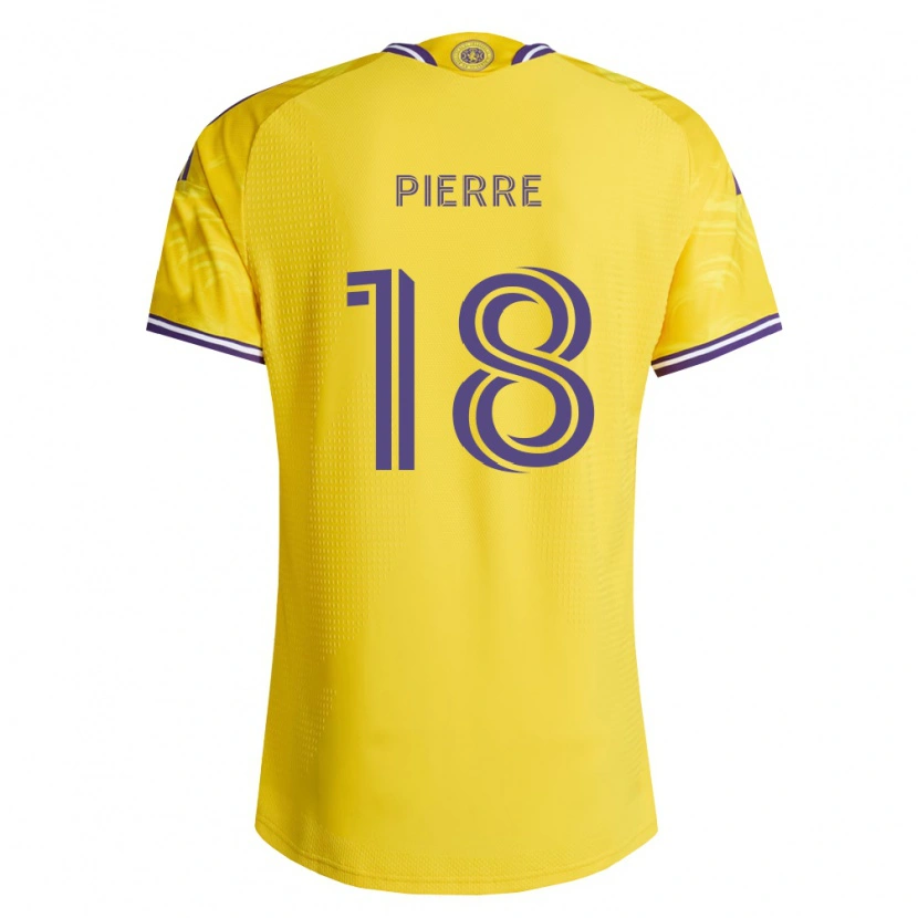 Danxen Herren Nikolai Pierre #18 Gelb Violett Auswärtstrikot Trikot 2026/27 T-Shirt Schweiz