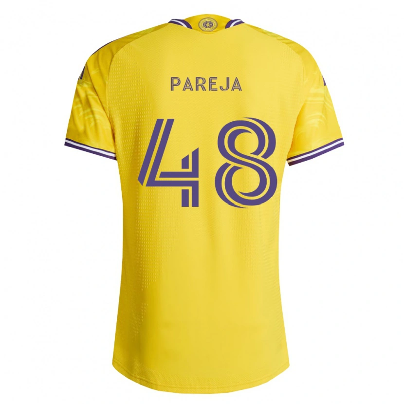 Danxen Herren Diego Pareja #48 Gelb Violett Auswärtstrikot Trikot 2026/27 T-Shirt Schweiz