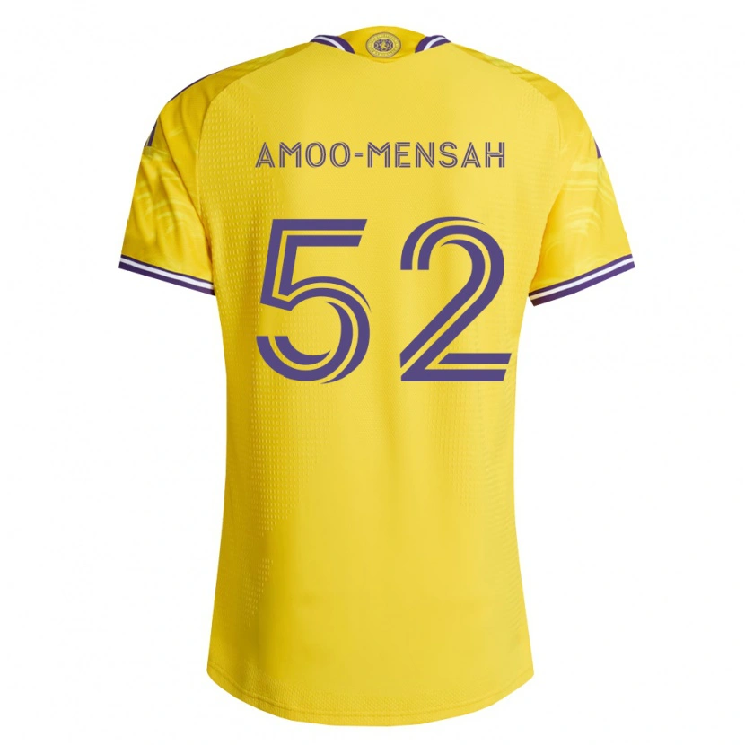 Danxen Herren Parker Amoo-Mensah #52 Gelb Violett Auswärtstrikot Trikot 2026/27 T-Shirt Schweiz