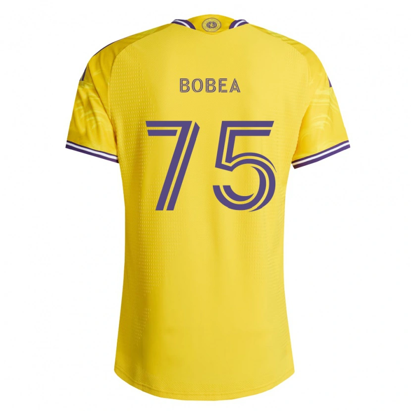Danxen Herren Nicolás Bobea #75 Gelb Violett Auswärtstrikot Trikot 2026/27 T-Shirt Schweiz
