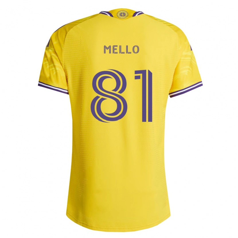 Danxen Herren Murillo Mello #81 Gelb Violett Auswärtstrikot Trikot 2026/27 T-Shirt Schweiz