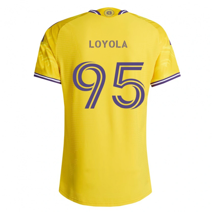 Danxen Herren Favian Loyola #95 Gelb Violett Auswärtstrikot Trikot 2026/27 T-Shirt Schweiz