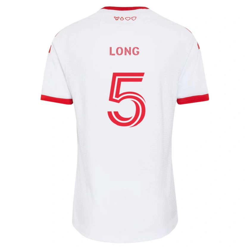 Danxen Herren Kevin Long #5 Weiß Rot Schwarz Auswärtstrikot Trikot 2026/27 T-Shirt Schweiz