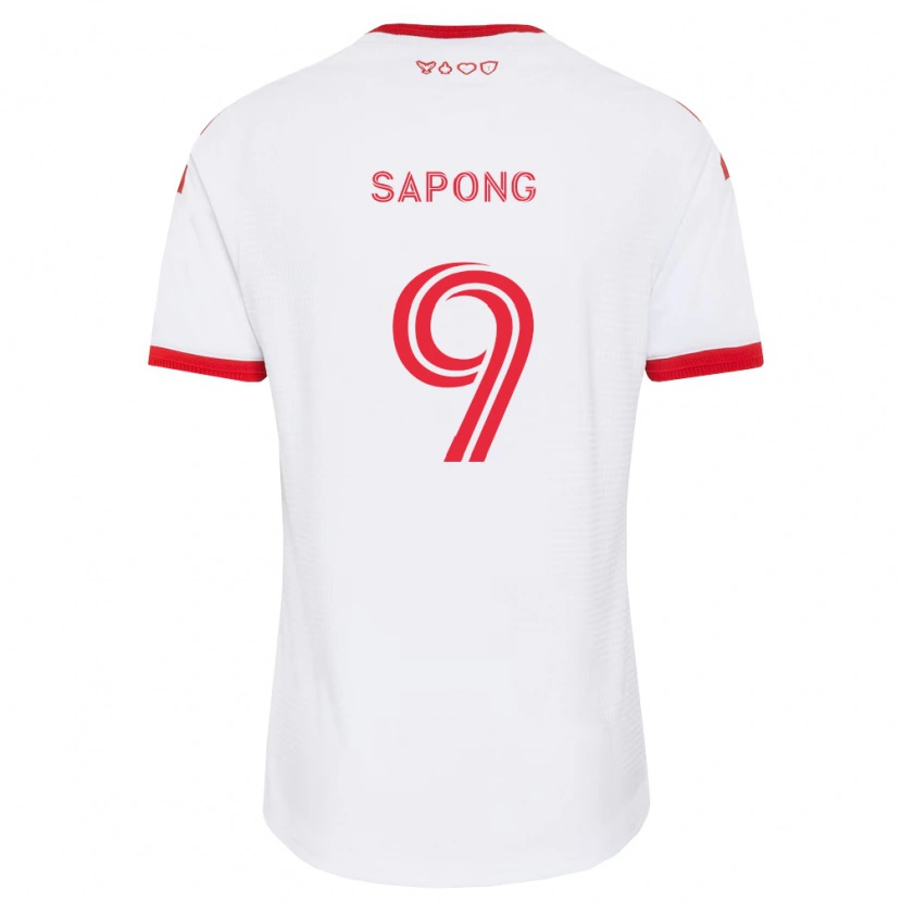 Danxen Herren C.j. Sapong #9 Weiß Rot Schwarz Auswärtstrikot Trikot 2026/27 T-Shirt Schweiz