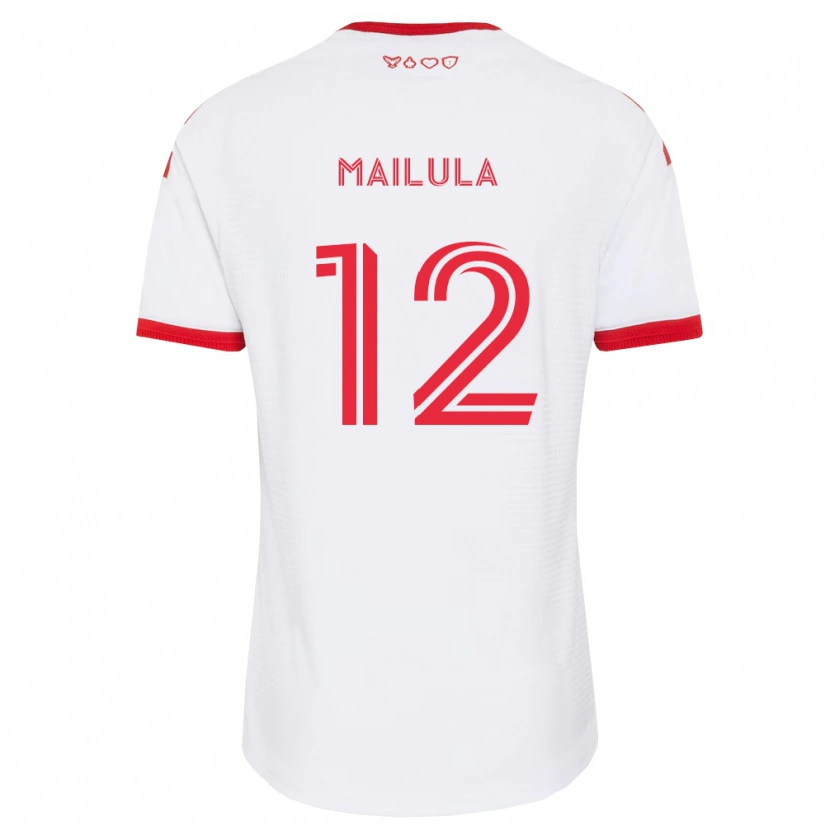 Danxen Herren Cassius Mailula #12 Weiß Rot Schwarz Auswärtstrikot Trikot 2026/27 T-Shirt Schweiz