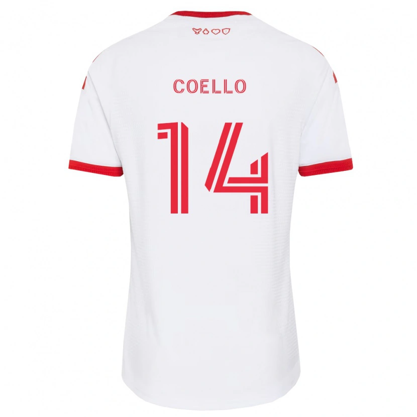 Danxen Herren Alonso Coello #14 Weiß Rot Schwarz Auswärtstrikot Trikot 2026/27 T-Shirt Schweiz