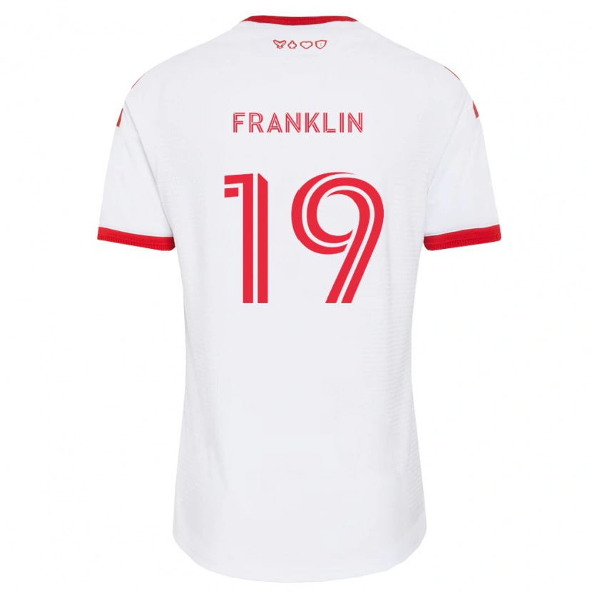 Danxen Herren Kobe Franklin #19 Weiß Rot Schwarz Auswärtstrikot Trikot 2026/27 T-Shirt Schweiz