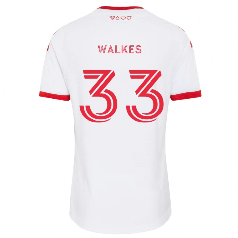 Danxen Herren Reshaun Walkes #33 Weiß Rot Schwarz Auswärtstrikot Trikot 2026/27 T-Shirt Schweiz