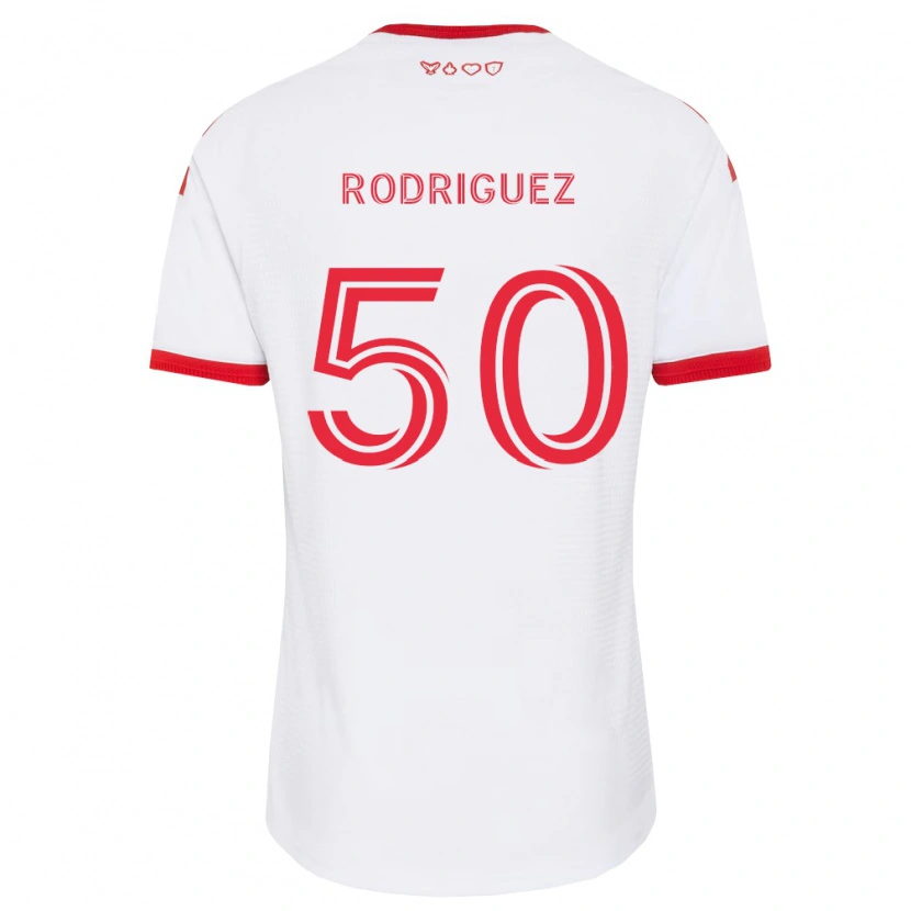 Danxen Herren Abraham Rodriguez #50 Weiß Rot Schwarz Auswärtstrikot Trikot 2026/27 T-Shirt Schweiz