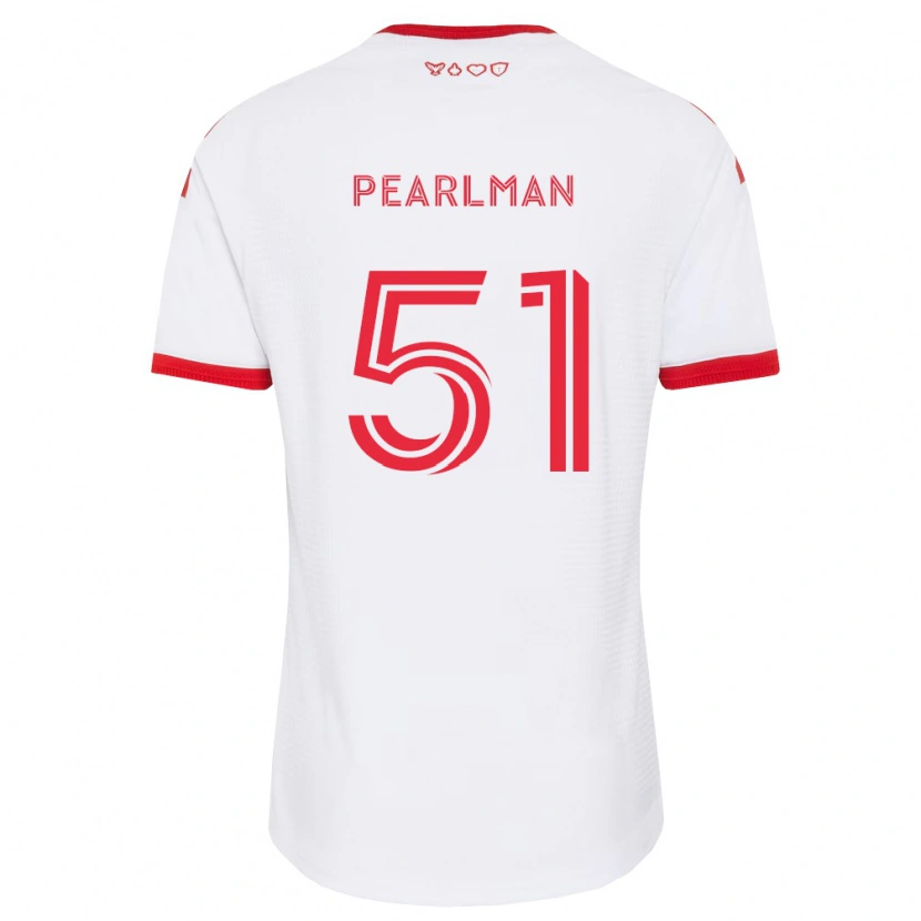 Danxen Herren Adam Pearlman #51 Weiß Rot Schwarz Auswärtstrikot Trikot 2026/27 T-Shirt Schweiz